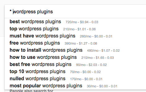 keywords research