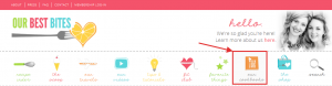 Example of blog listing cook books