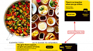 Irrelevant display ads