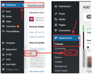 Installing Free Theme