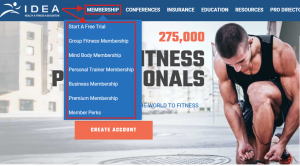 Membership portal example