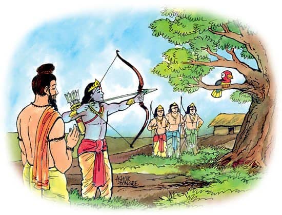 arjuna-aiming